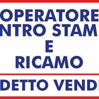 Operatore centro stampa e ricamo/ addetto vendita
