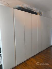 ARMADIO PAX IKEA 8 ANTE BIANCO 