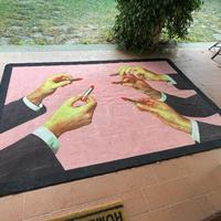 Tappeto Seletti Toiletpaper Lipstick Pink