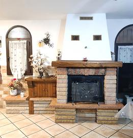 Camino con sistema di ventilazione