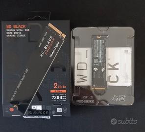 Ssd Nvme 2tb Western Digital WD BLACK SN850X usato