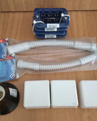 Accessori per elettricità nuovi 8 pezzi