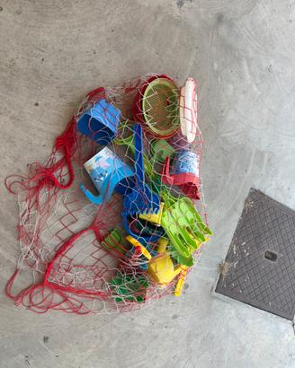 Kit rete giochi mare da spiaggia