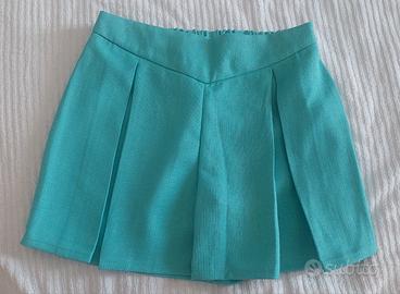 gonna corta pantaloncino verde Calliope Tg. 40/42