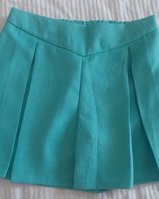 gonna corta pantaloncino verde Calliope Tg. 40/42