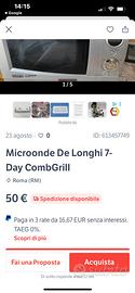De longhi microonde con grill.