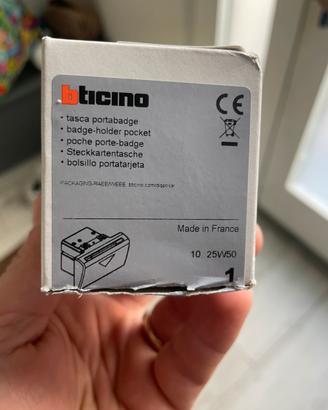Interruttore a tasca porta badge Bticino Matix