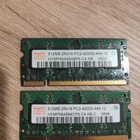 2 RAM Hynix 512mb 2RX16 PC2-4200S