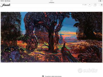 SERIGRAFIA A COLORI SU TELA