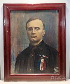 Quadro con vetro raffigurante uno squadrista