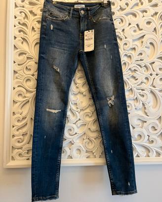 Jeans nuovo donna Zara slim push up