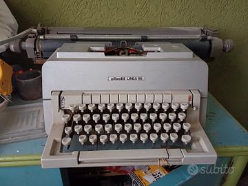 macchina da scrivere olivetti linea 98