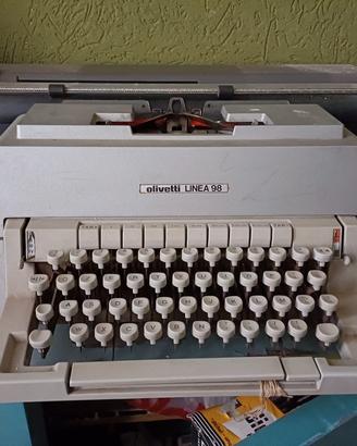 macchina da scrivere olivetti linea 98