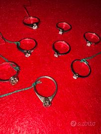 ANELLI ORO 750 e DIAMANTI