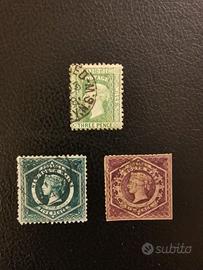 Colonie inglesi francobolli