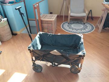Carrello pieghevole da campeggio con ruote