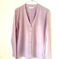 Cardigan donna lilla/malva e piccoli strass Escada