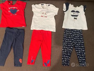 3 completi Chicco estivi bimba 12 mesi