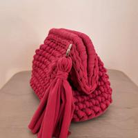 Borsa Clutch all'uncinetto 