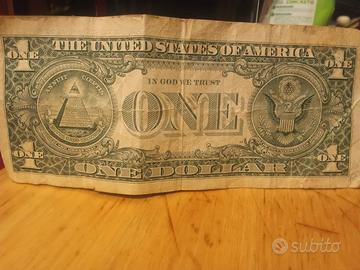 banconota da 1 dollaro americano 