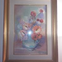 Dipinto vaso con fiori Pia Gusman