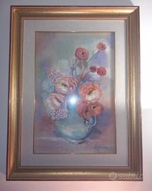 Dipinto vaso con fiori Pia Gusman