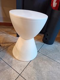 Sgabello Kartell Prince Aha bianco crema 