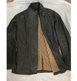 Giacca/trench nera imbottita D.Alessandrini -Tg.52