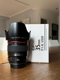 Obiettivo Canon EF 35mm 1.4 L USM