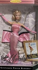 Barbi Marylin Monroe abito rosa