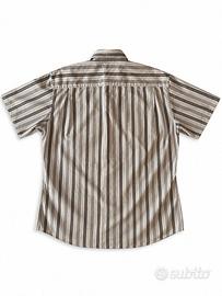 Camicia uomo Bagutta a righe maniche corte