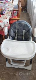 Seggiolone Prima Pappa Zero3 Peg Perego grigio