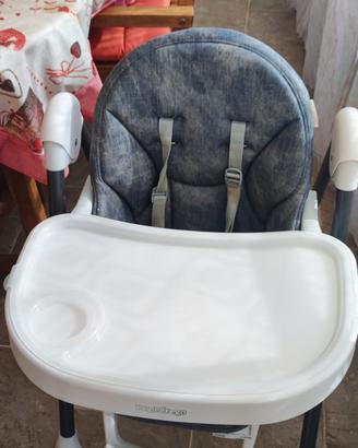 Seggiolone Prima Pappa Zero3 Peg Perego grigio