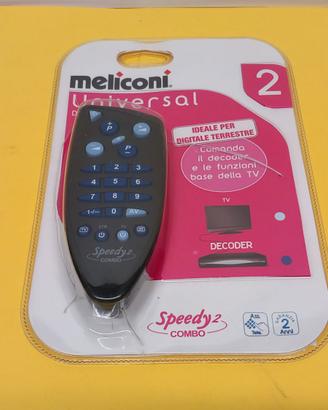 Telecomando Meliconi Universal 2, decoder + TV, id