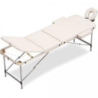 Lettino per massaggi/estetista 3 zone in alluminio