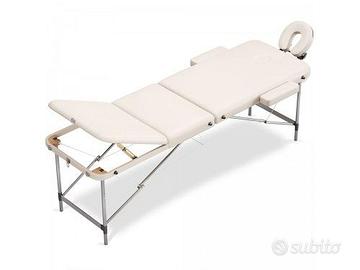 Lettino per massaggi/estetista 3 zone in alluminio