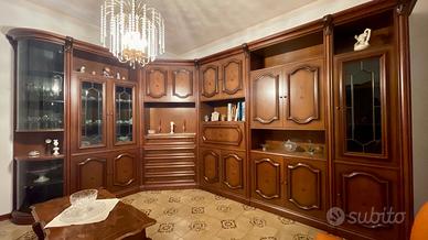 Salotto, parete attrezzata