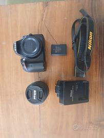 Nikon D3200 + obbiettivo 18 / 55 af_s  dx