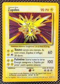 Pokémon - Zapdos 16/102 Set Base ITA (swirl)