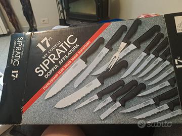 17 coltelli sipratic Samurai doppia affilatura