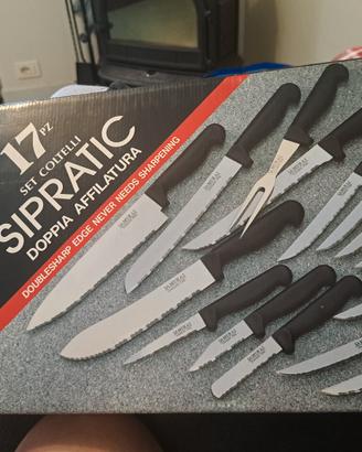 17 coltelli sipratic Samurai doppia affilatura