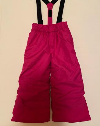 Giacca e pantaloni sci/neve, scarponcini bambina