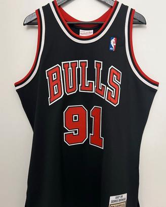 DENNIS RODMAN CHICAGO BULLS MITCHELL & NESS (L)