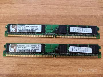 Ram Kingston KVR667D2N5/1G 2x1GB DDR2 667