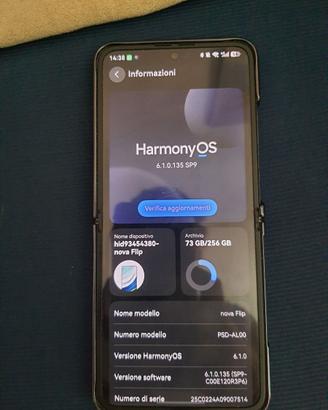 Huawei Nova Flip - Harmony OS 6.1
