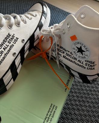 Converse x off white