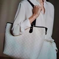 Borsa GUCCI di pelle bianca