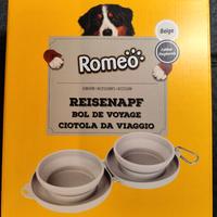 Ciotole e borraccia da viaggio x cani