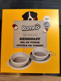 Ciotole e borraccia da viaggio x cani