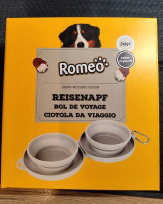 Ciotole e borraccia da viaggio x cani